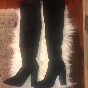 Black Timesize Over the knee Boots